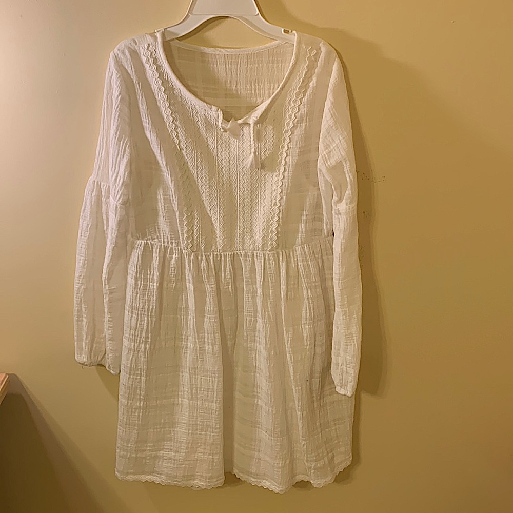 Art Class White Maze Sun Dress